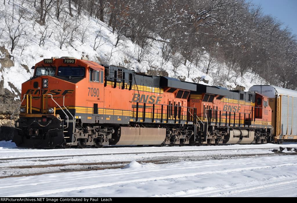 Paused vehicle train